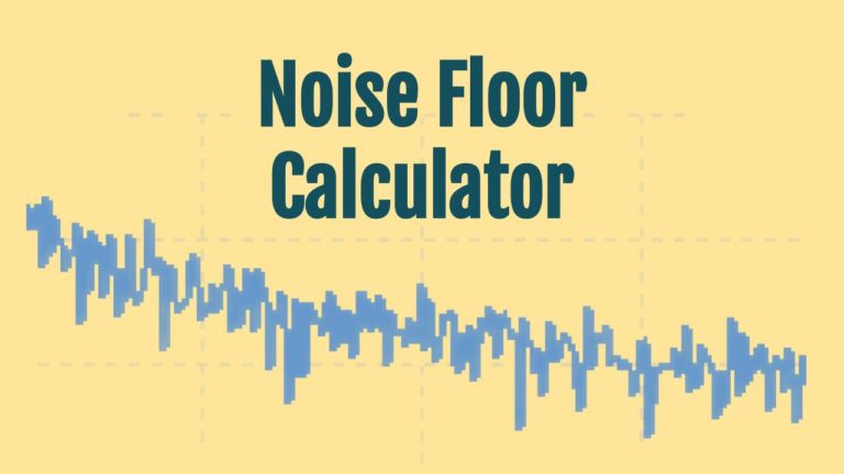 Noise Floor Calculator