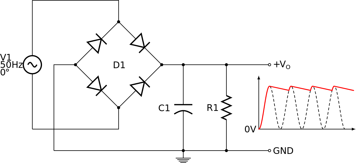 Smoothing Capacitor Calculator