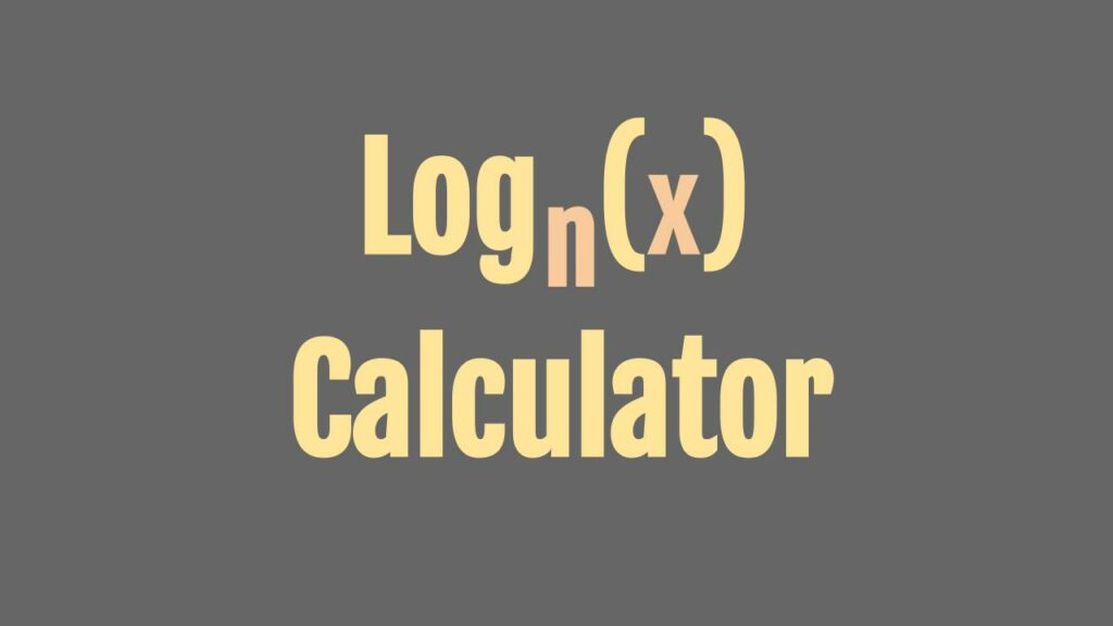 how to do log not base 10 on calculator
