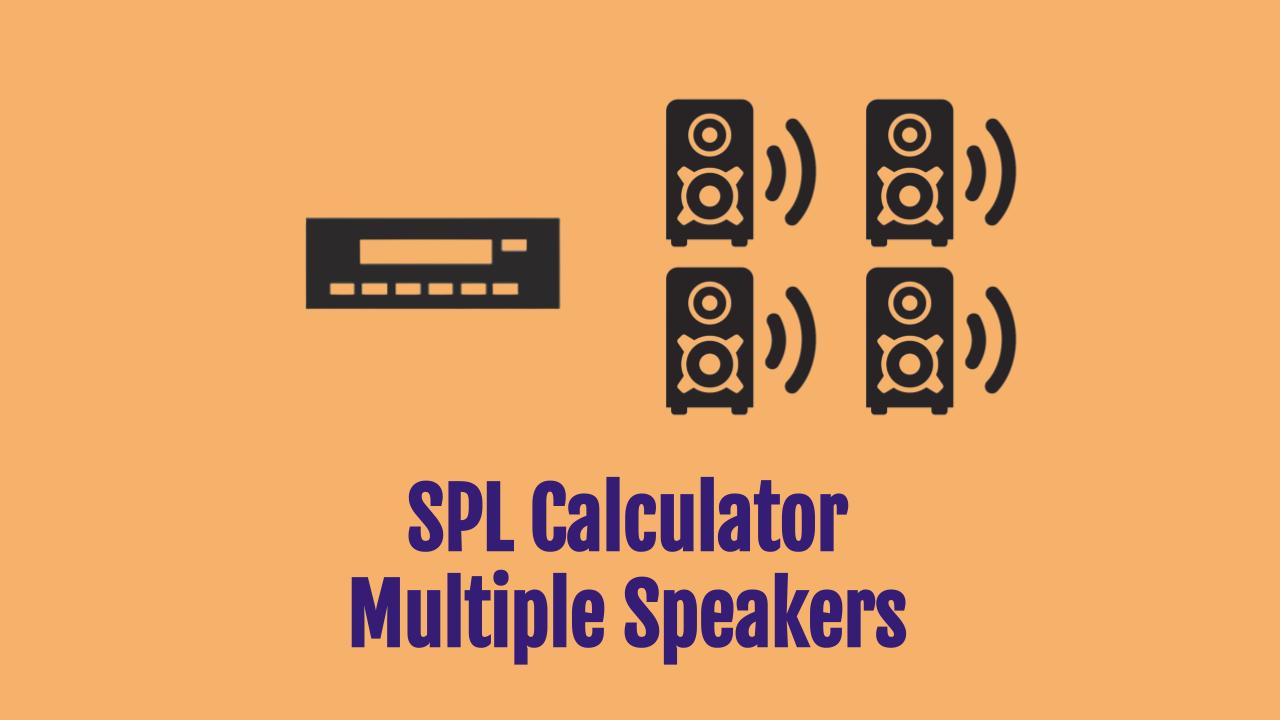 SPL Calculator for Multiple Speakers
