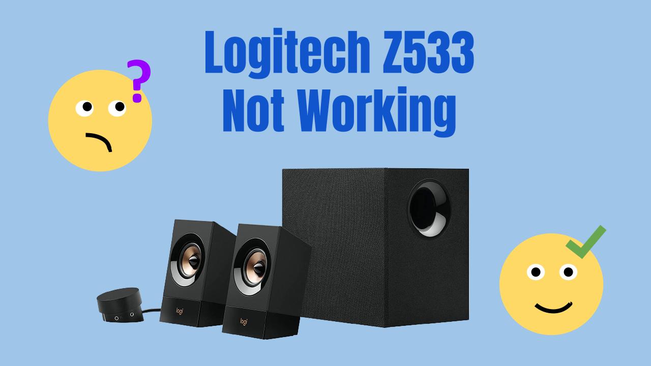 Diplomatiske spørgsmål inerti svært Logitech Z533 Speaker or Subwoofer Not Working