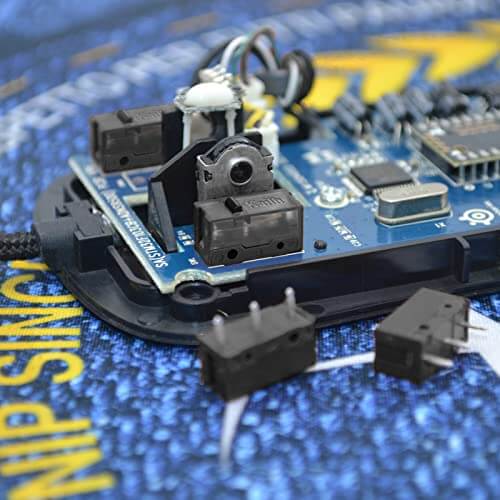 RUNJRX Black Kailh GM 8.0 Mouse Switch for Gaming Mouse 4Pcs