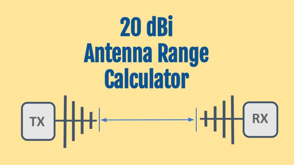 20 dBi Antenna Range in Meters
